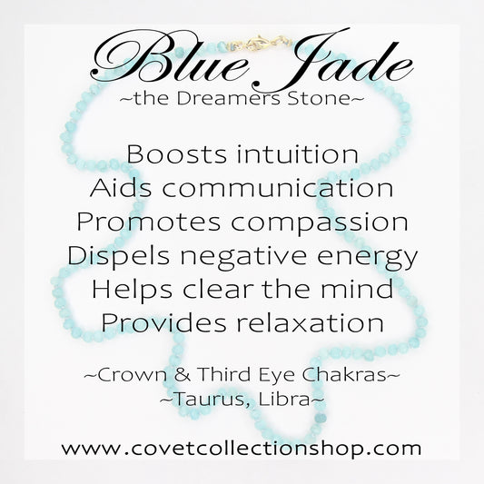 Blue Jade Chandelier Earrings