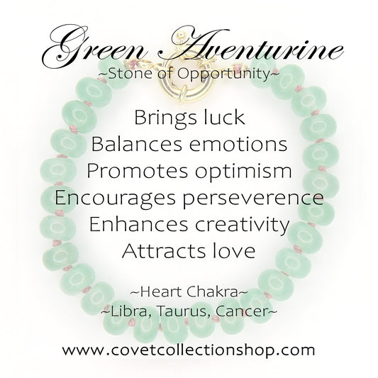 Green Aventurine, Malachite, and Morganite Charm Ring
