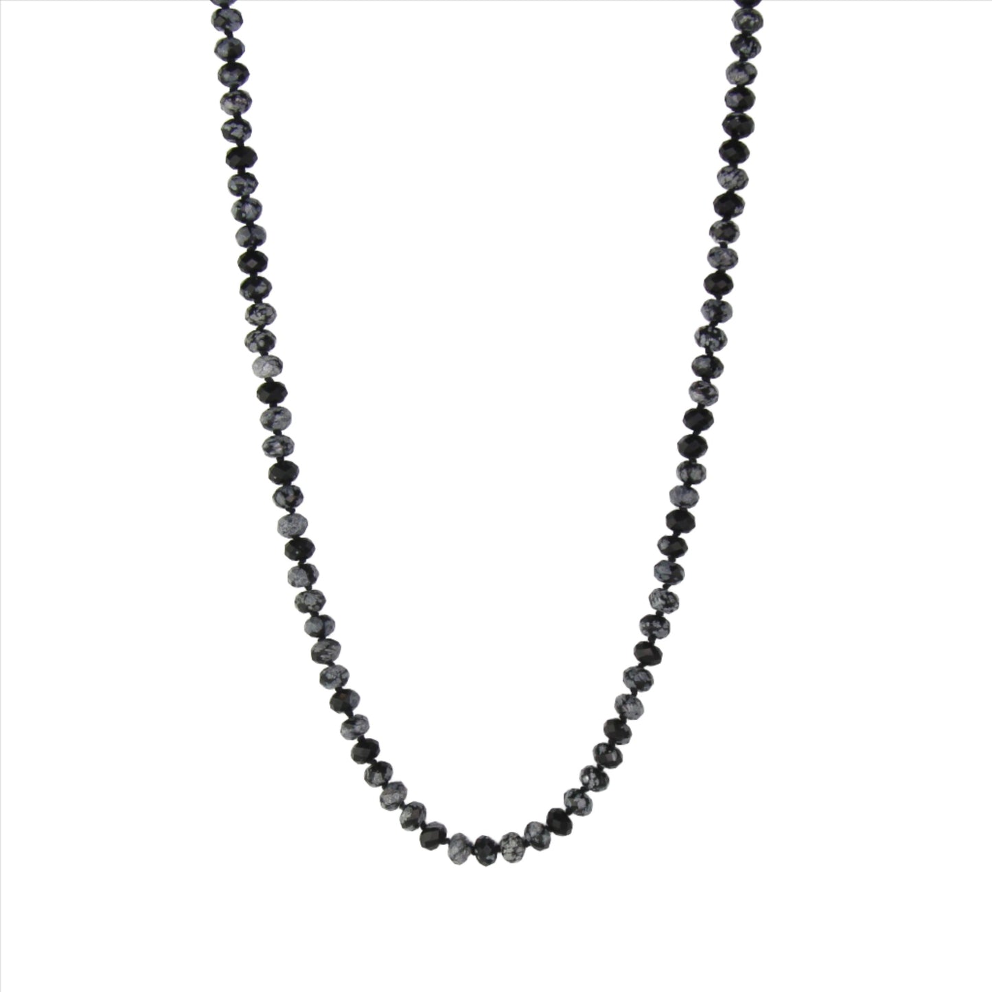 Snowflake Obsidian Necklace