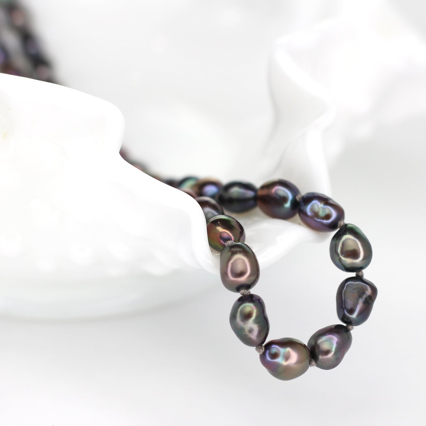 Black Freshwater Pearl Necklace