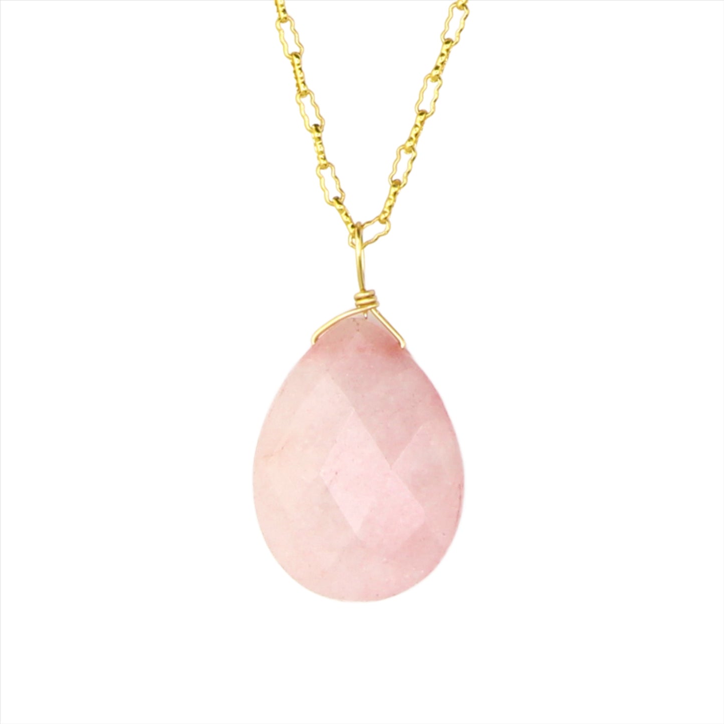 Rose Quartz Pendant Necklace
