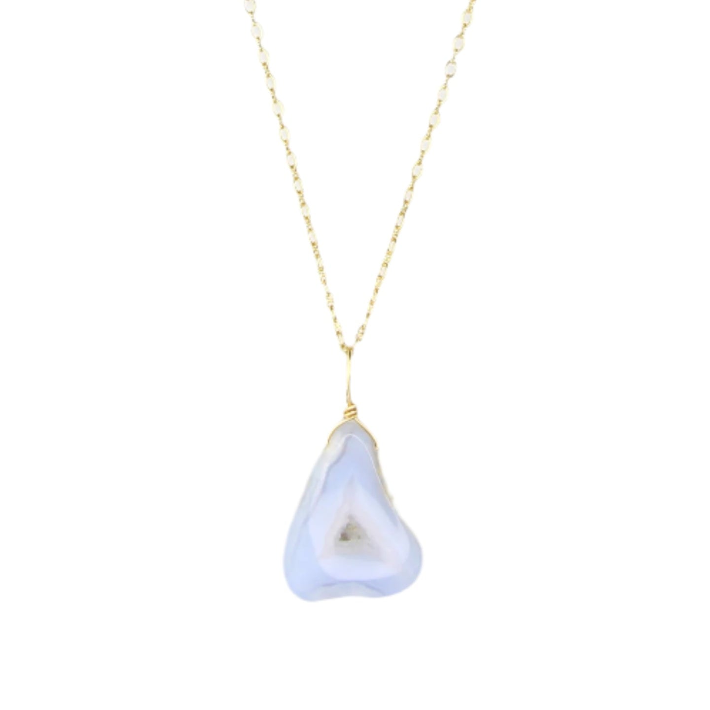 Blue Lace Agate Necklace