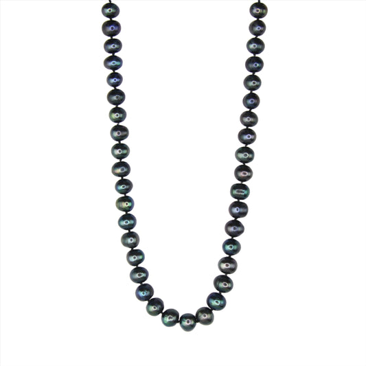 Black Freshwater Pearl Necklace