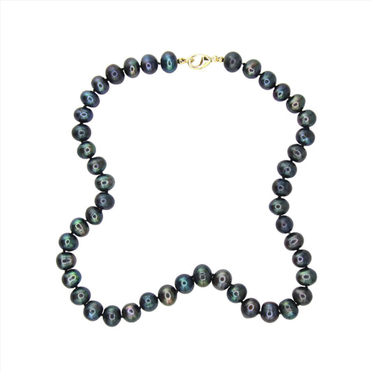 Black Freshwater Pearl Necklace