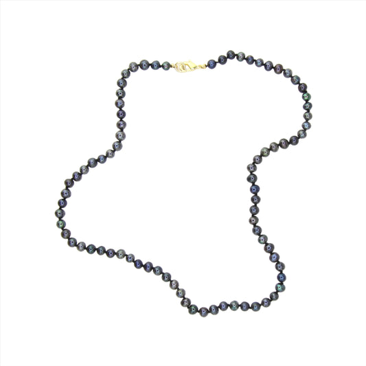 Black Freshwater Pearl Necklace