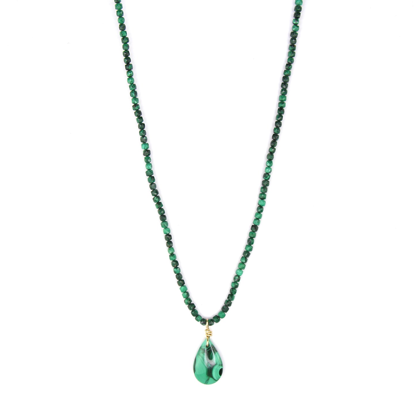 Malachite Pendant Necklace