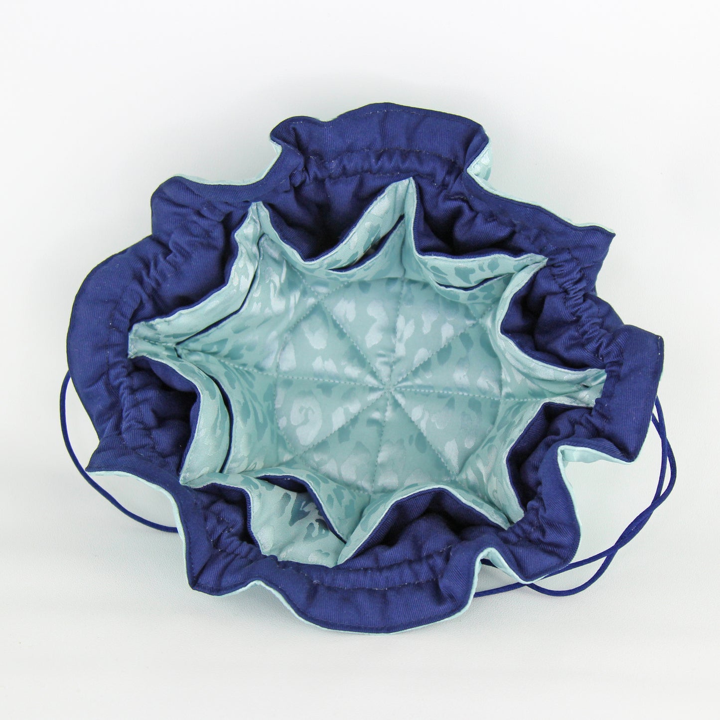 Travel Jewelry Pouch - Blue Cheetah