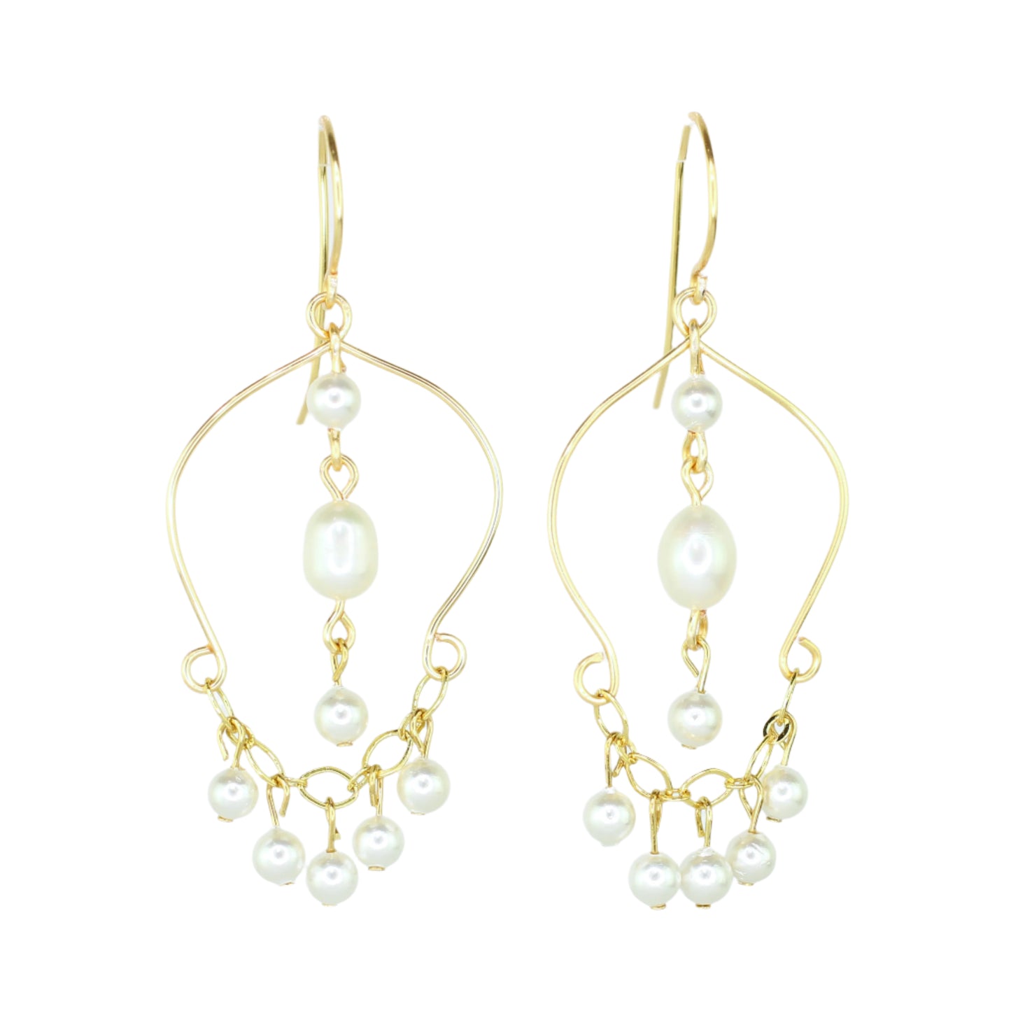 Pearl Chandelier Earrings