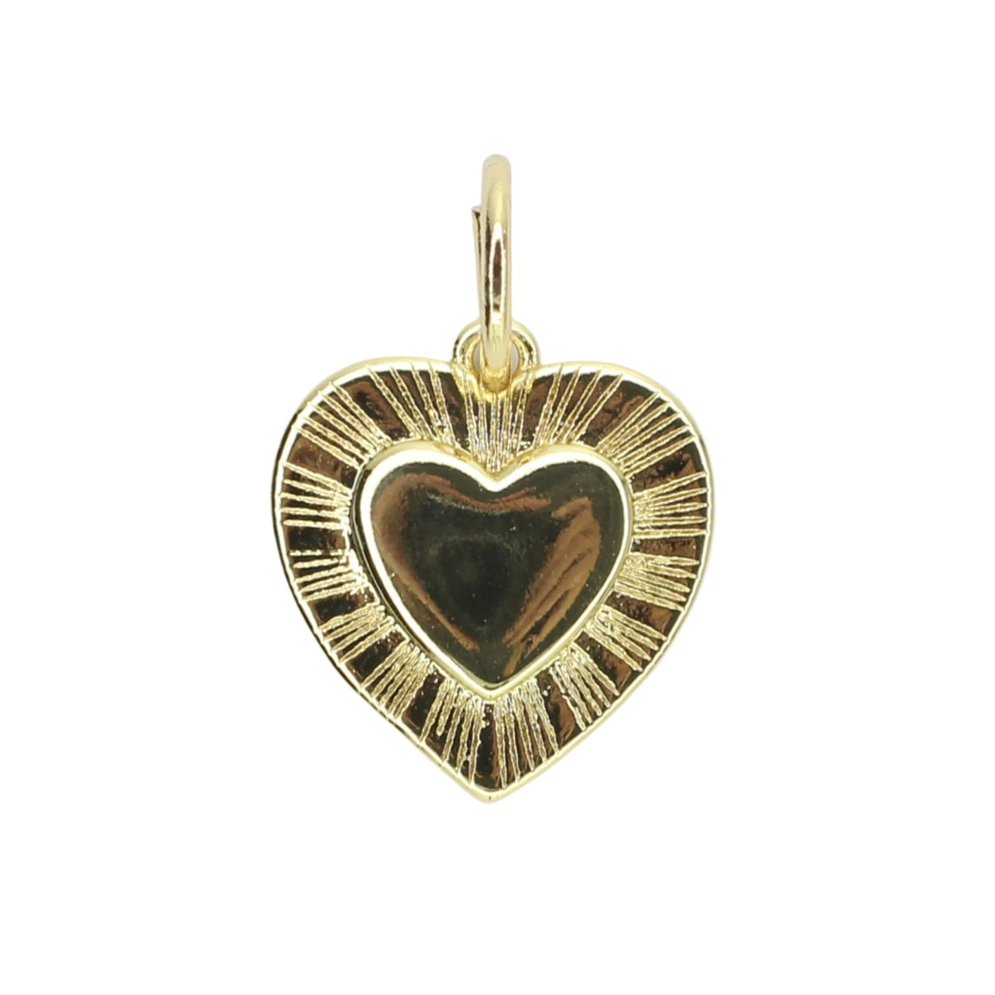 Starburst Heart Charm