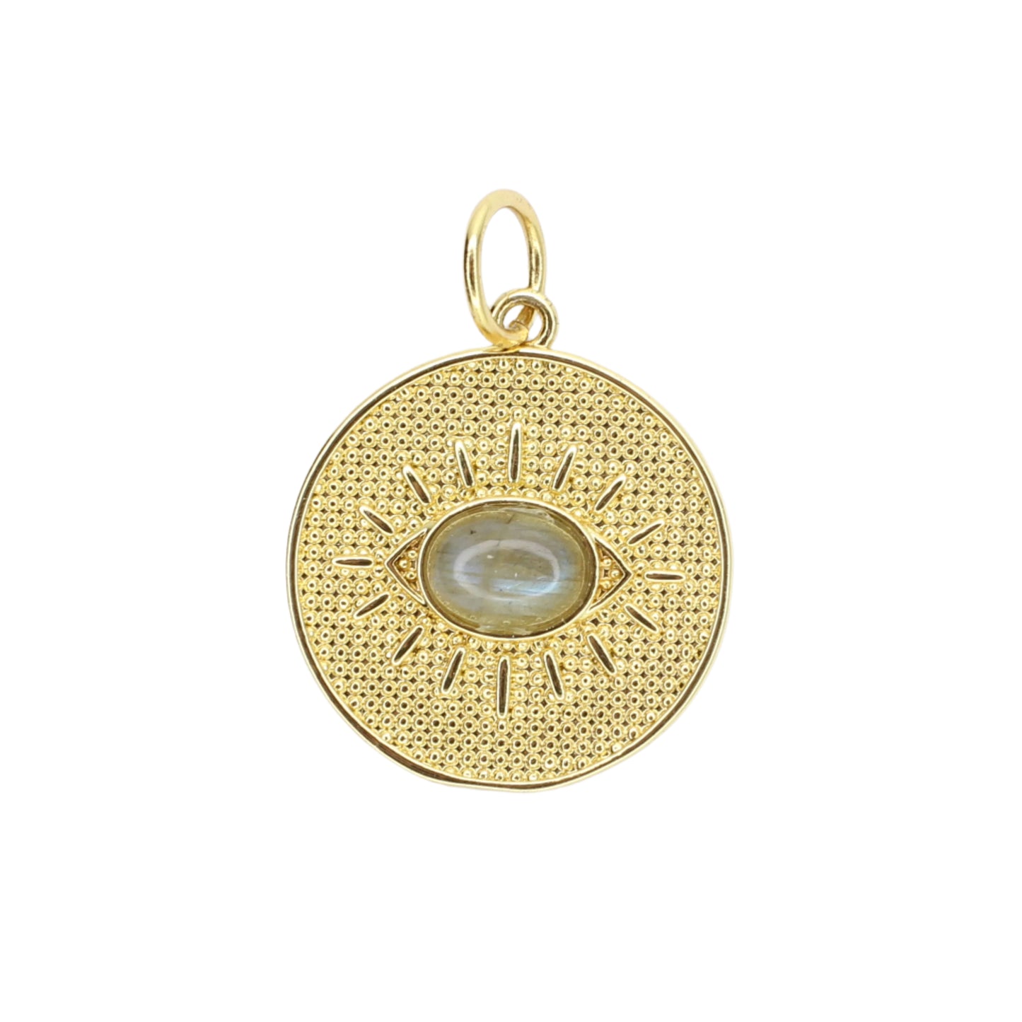 Evil Eye Coin Charm