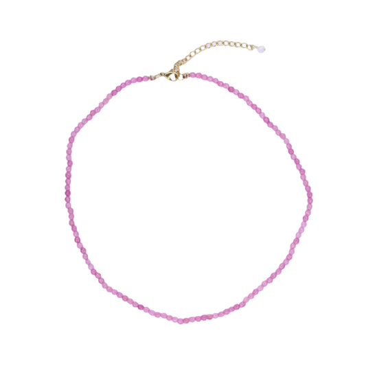 Pink Agate Necklace