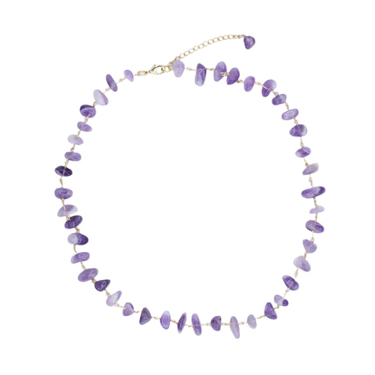 Amethyst Chip Necklace