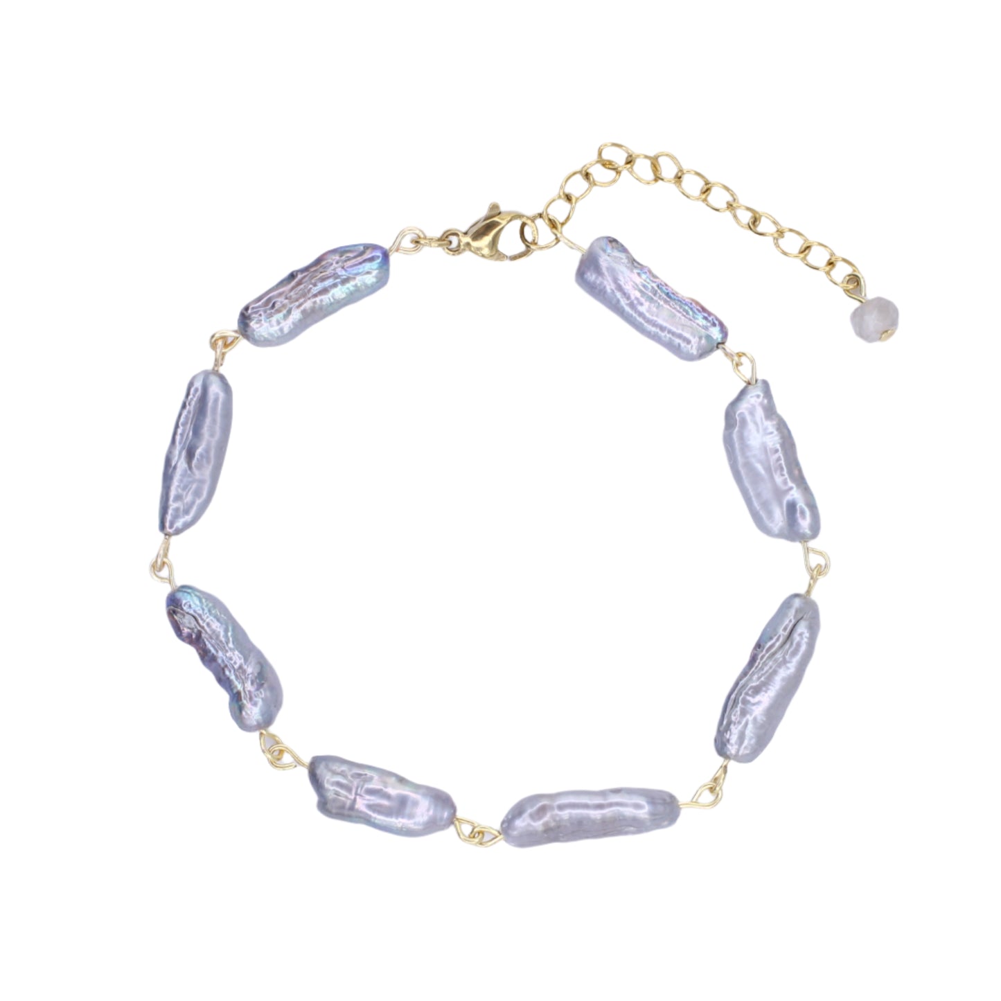 Gray Freshwater Pearl Bracelet