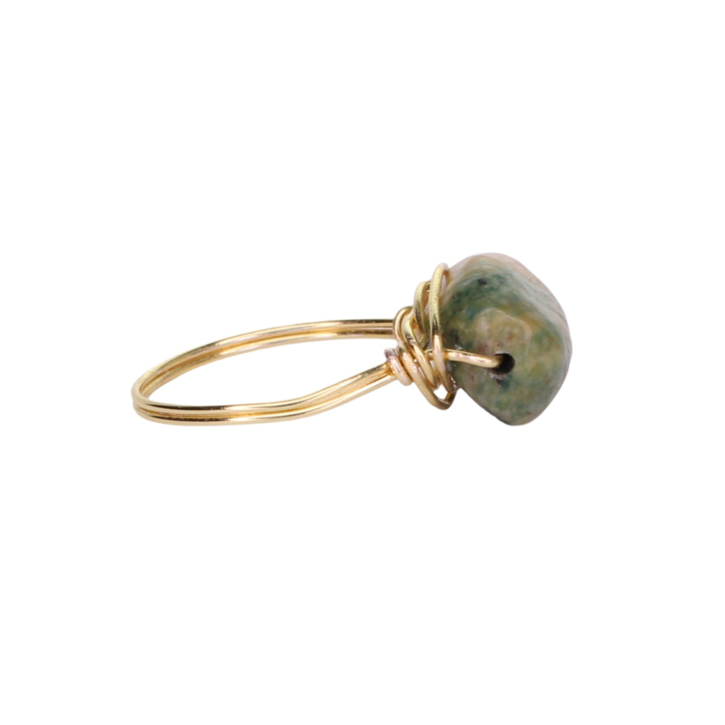 African Turquoise Statement Ring
