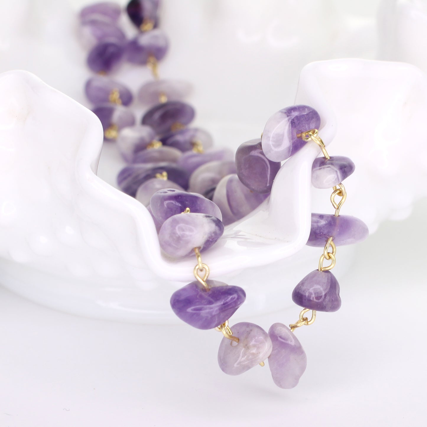 Amethyst Chip Necklace