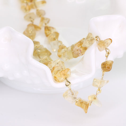 Citrine Chip Necklace
