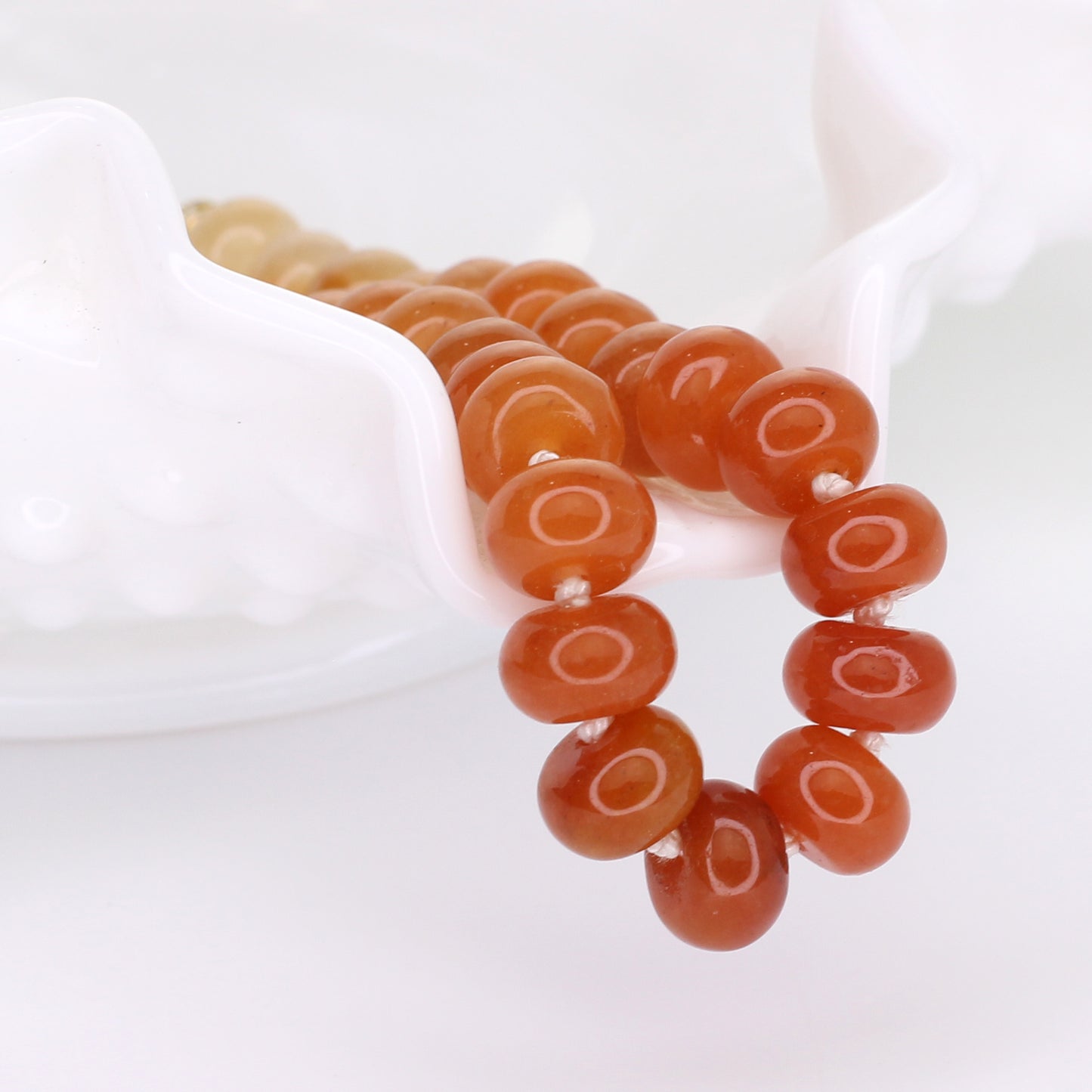 Orange Aventurine Ombre Necklace