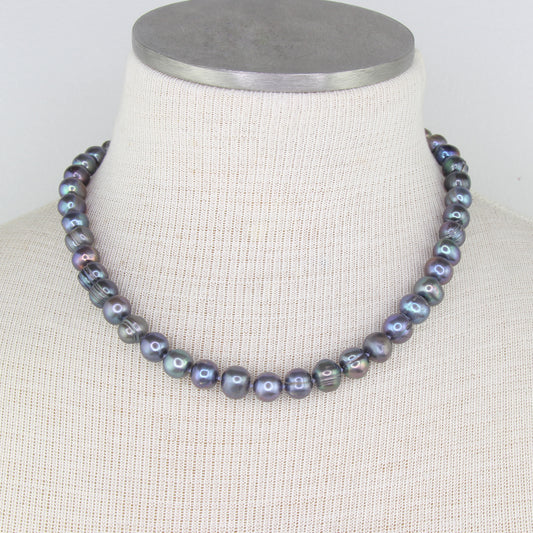 Peacock Freshwater Pearl Necklace
