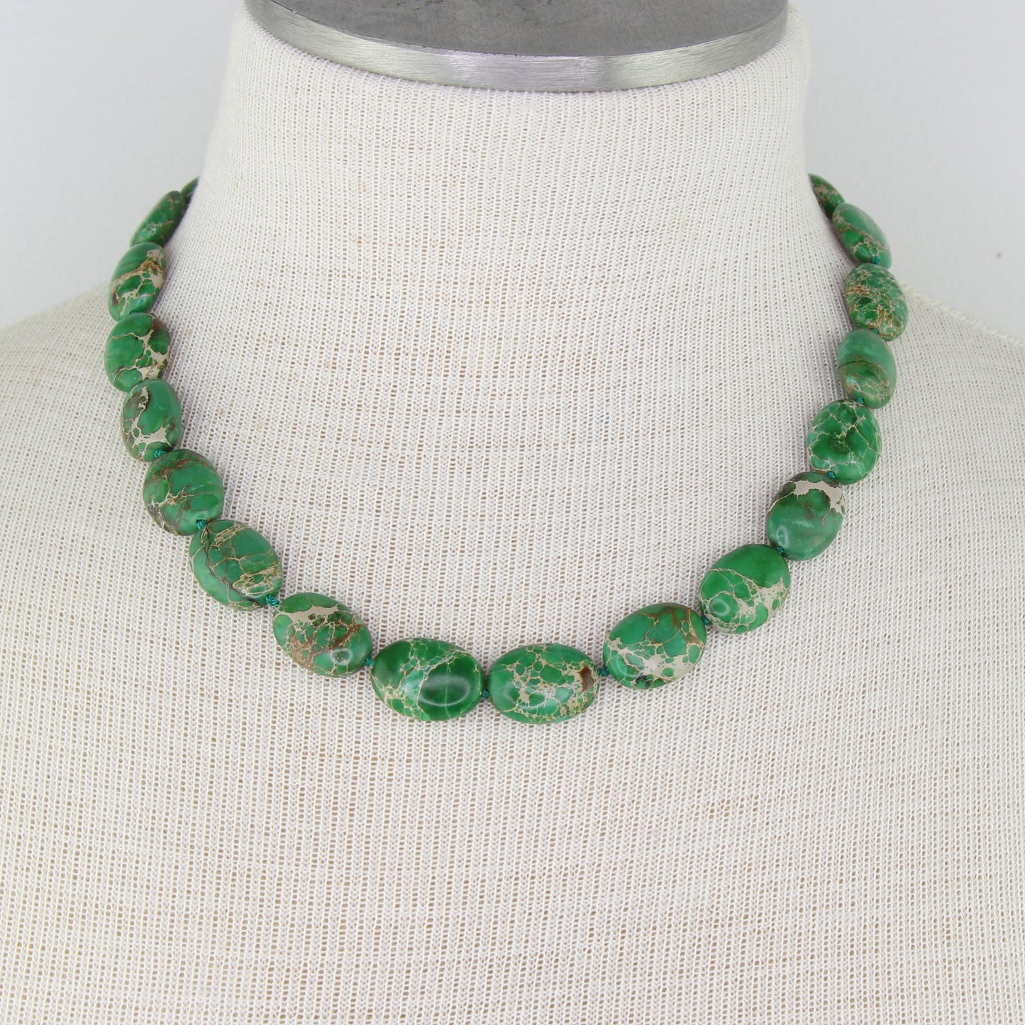 Green Impression Jasper Necklace