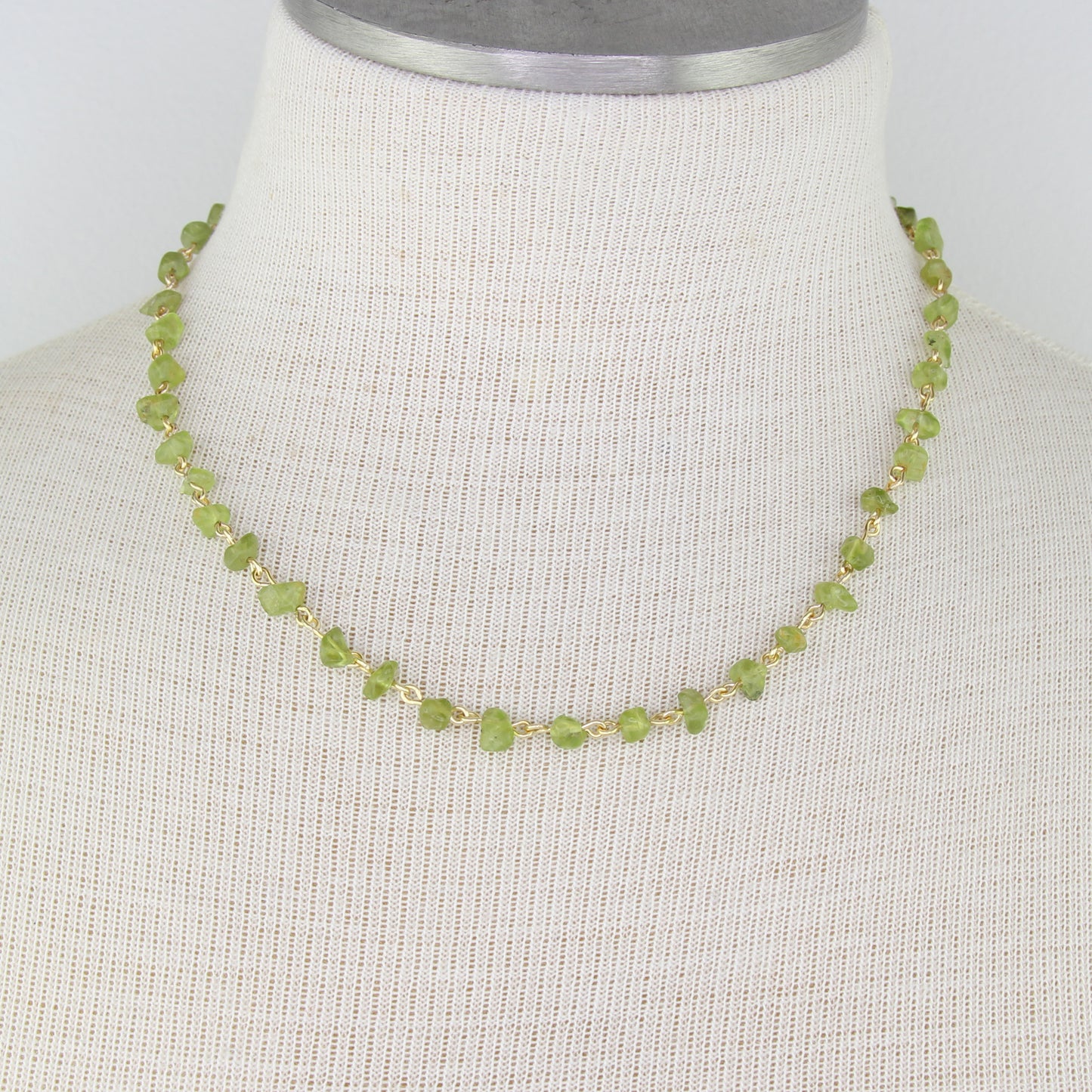 Peridot Chip Necklace