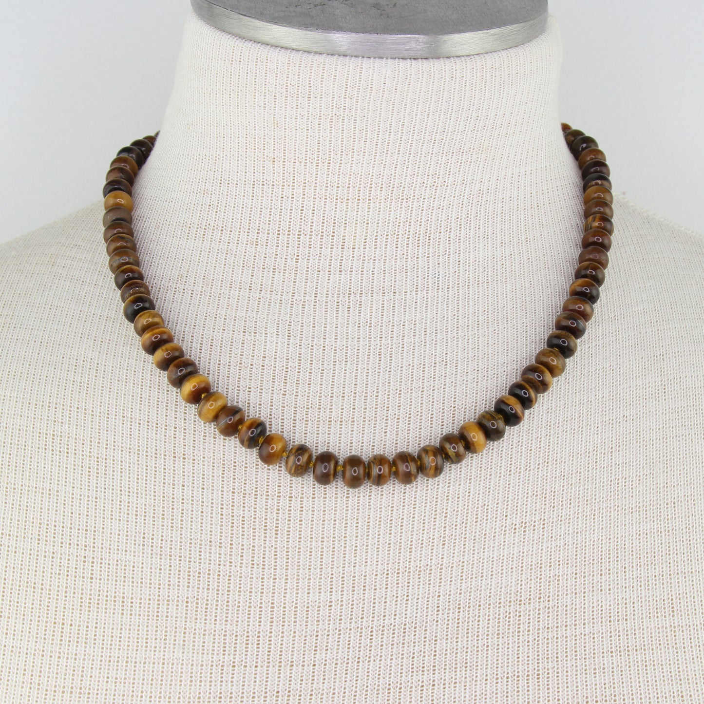 Smooth Tiger's Eye Necklace