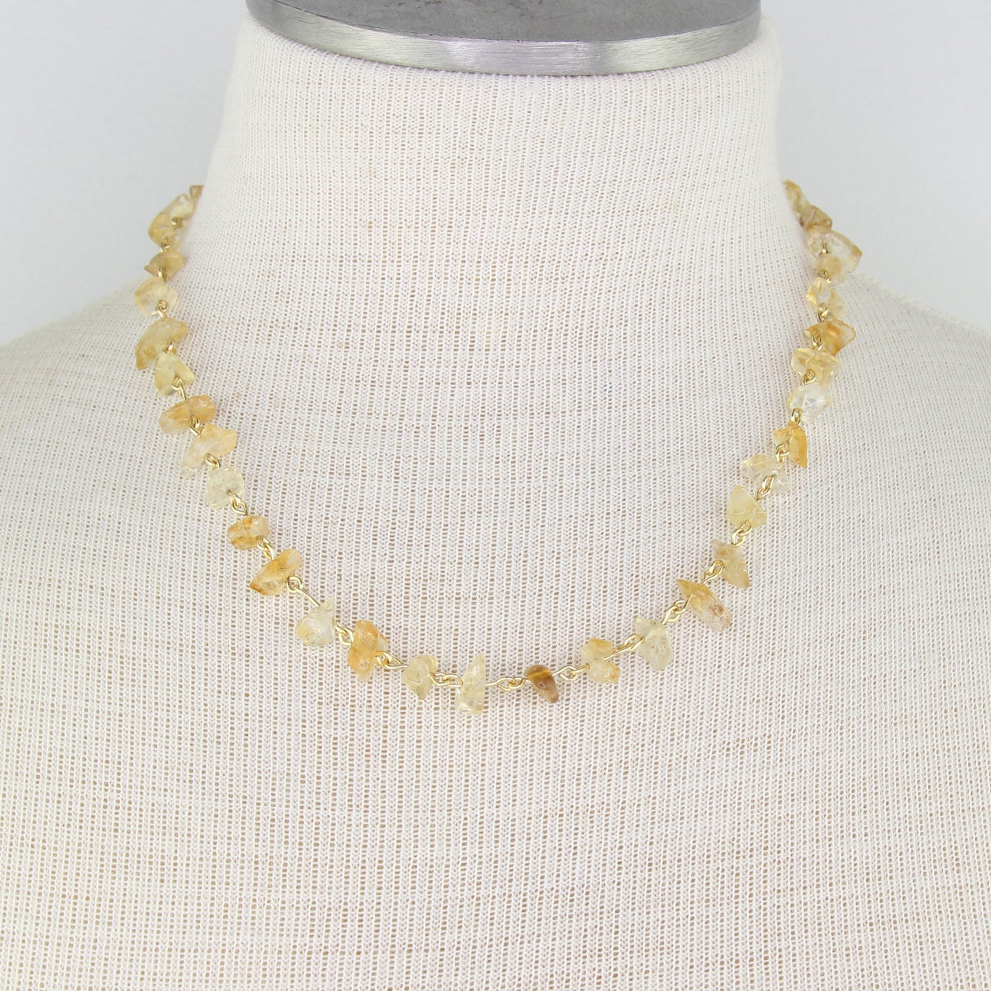 Citrine Chip Necklace