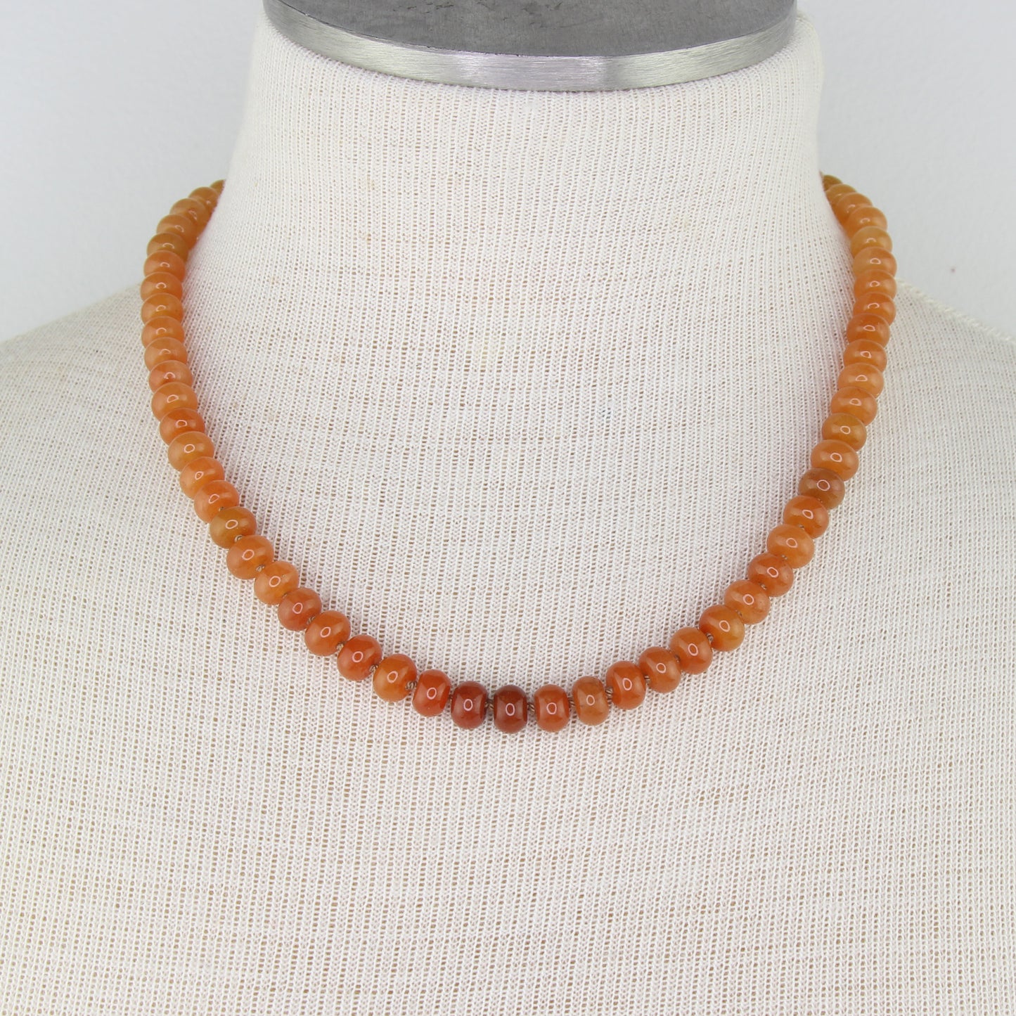 Orange Aventurine Ombre Necklace