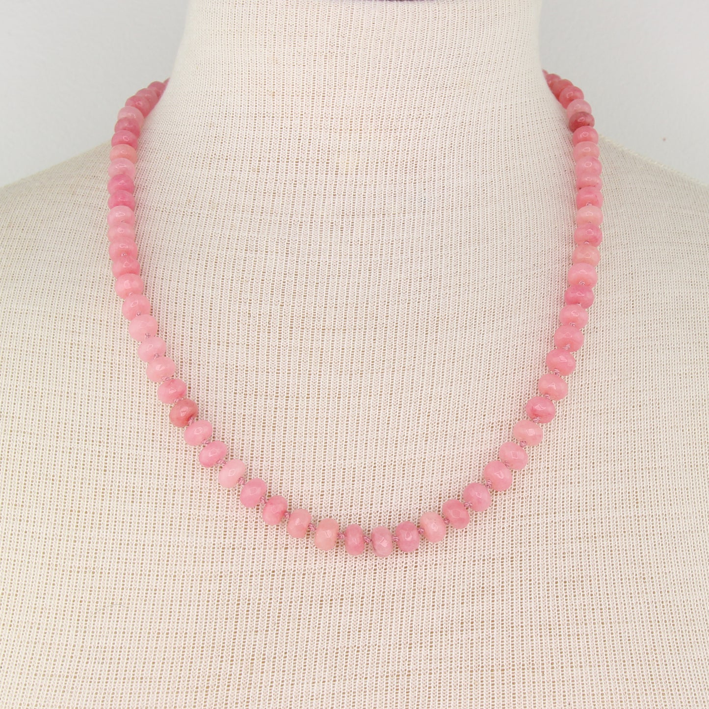 Pink Jade Necklace