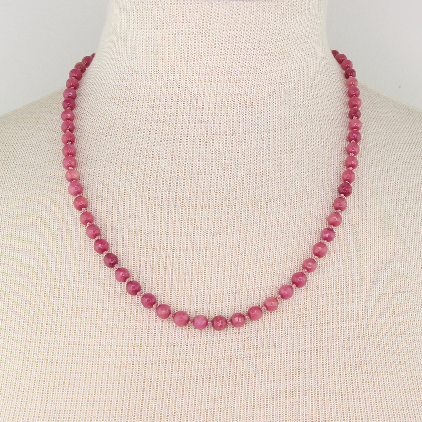 Fuchsia Jade Necklace