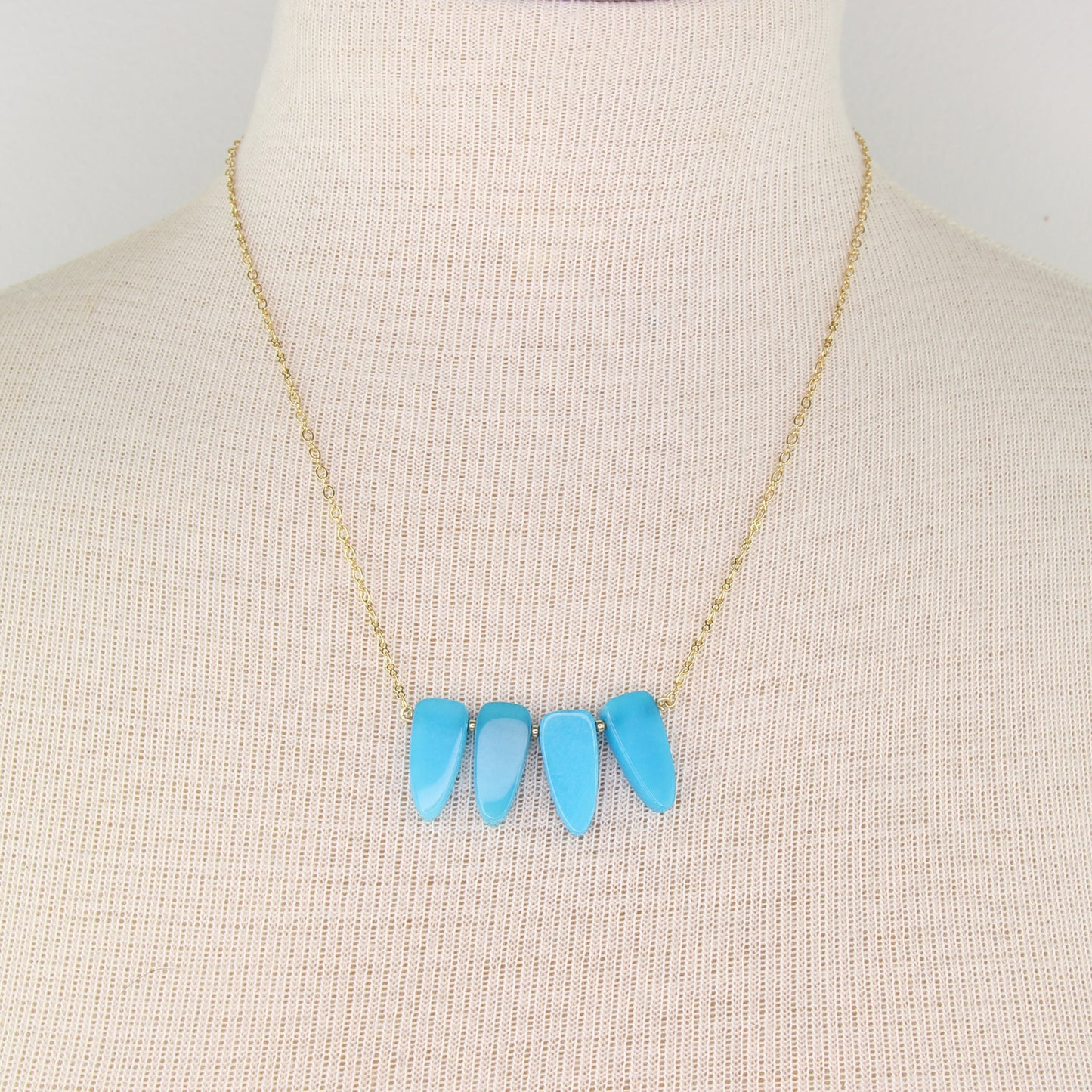 Blue Jade Necklace
