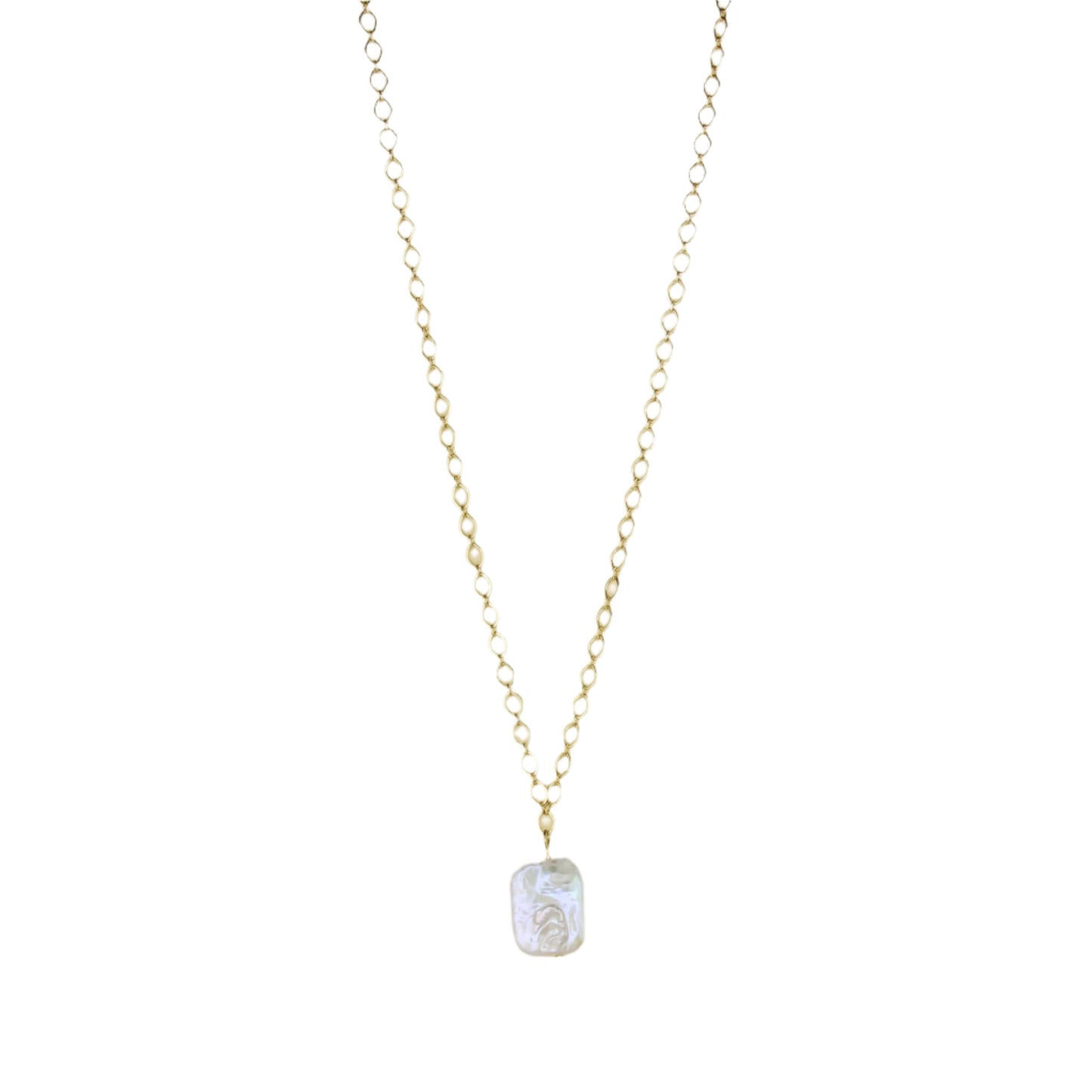 Keshi Pearl Pendant Necklace