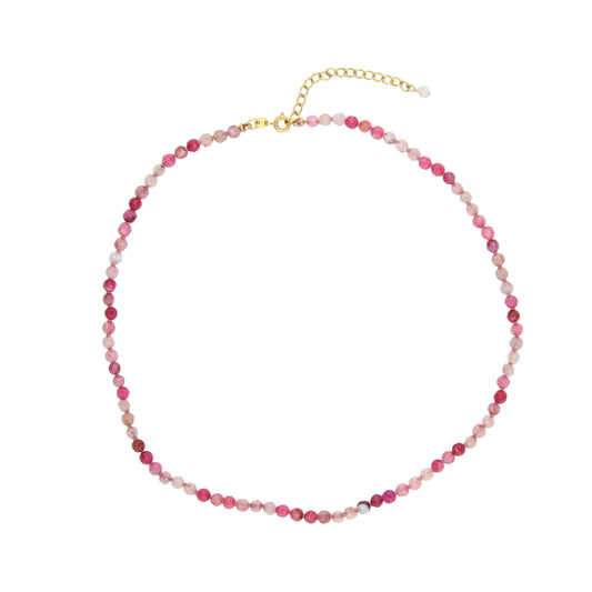Pink Agate Necklace
