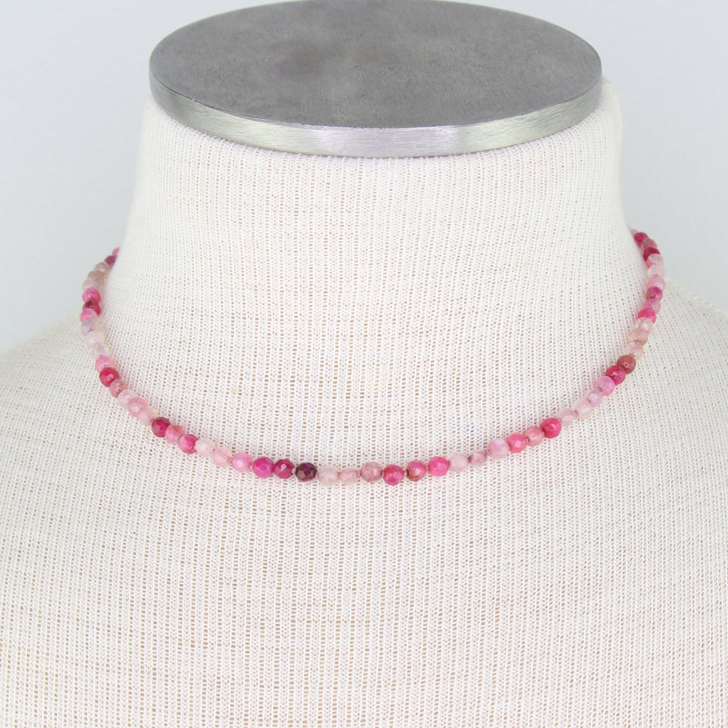 Pink Agate Necklace