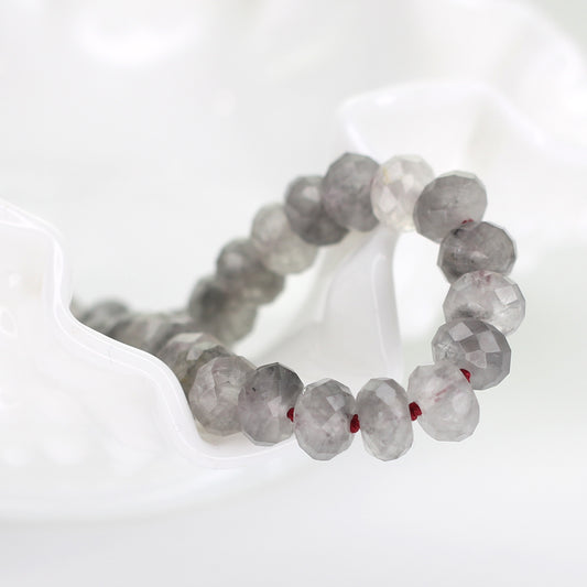 Cloudy Quartz Bracelet - Red