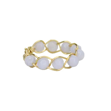 Blue Lace Agate Stacker Ring