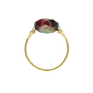Galaxy Tiger's Eye Solitaire Ring
