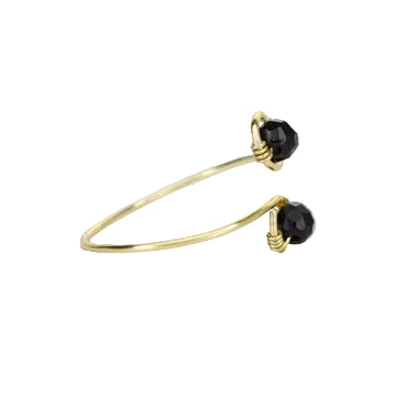 Onyx Adjustable Ring