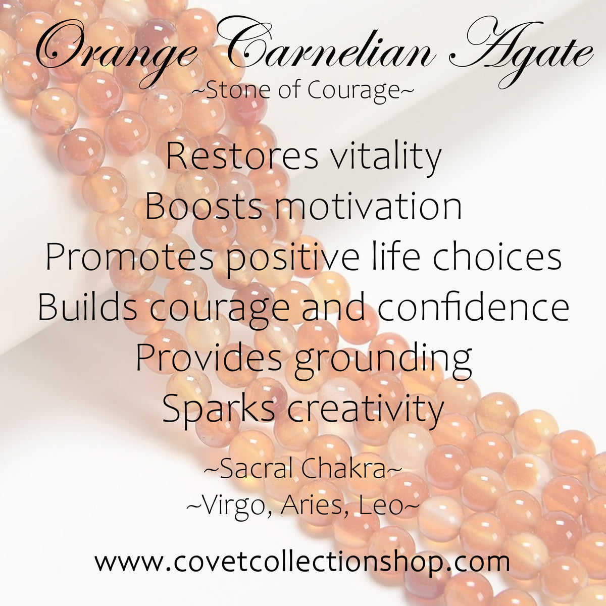 Orange Carnelian Agate Woven Bracelet