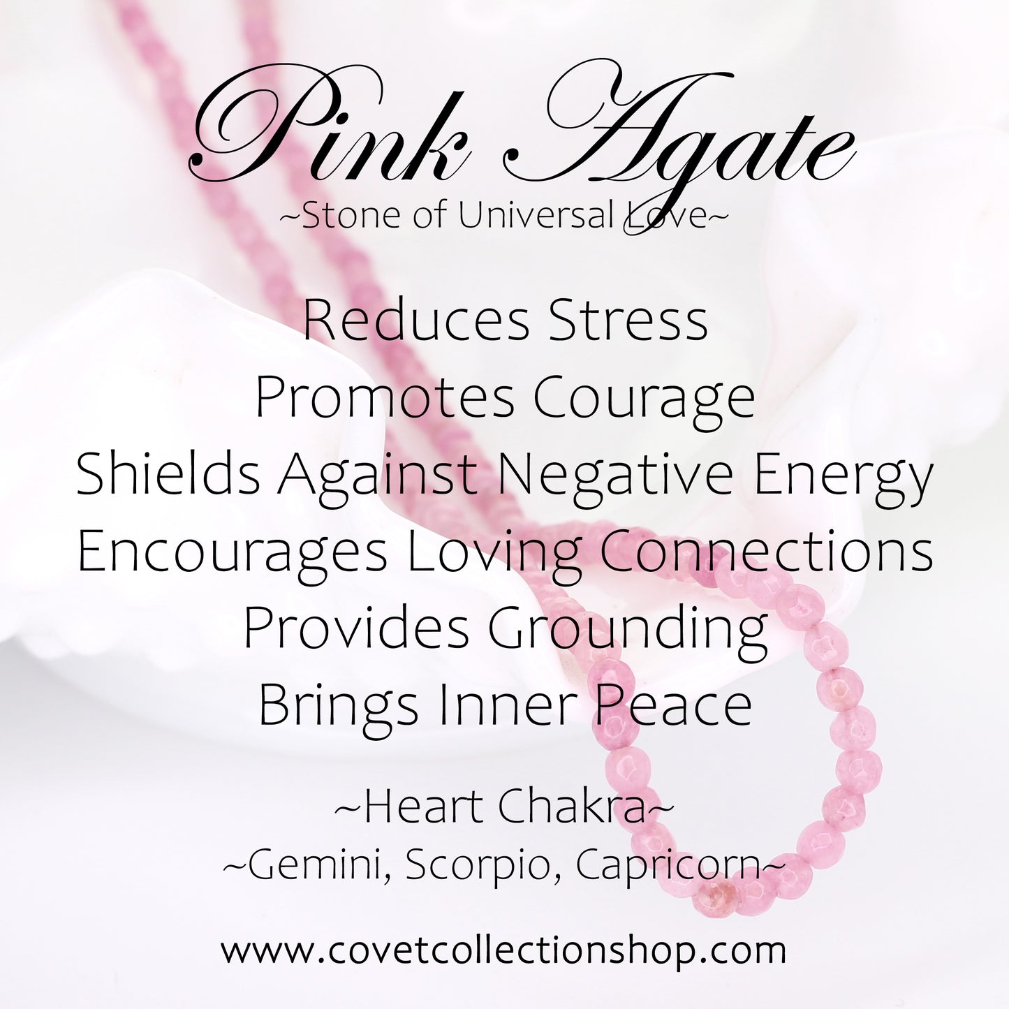 Pink Agate Necklace