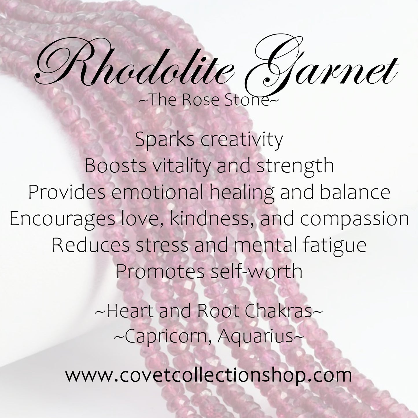 Rhodolite Garnet Choker Necklace