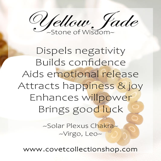 Yellow Jade Link Bracelet