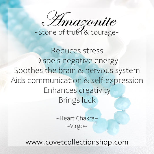 Flower Amazonite Charm