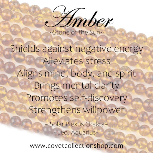 Amber Ombre Pendant Necklace