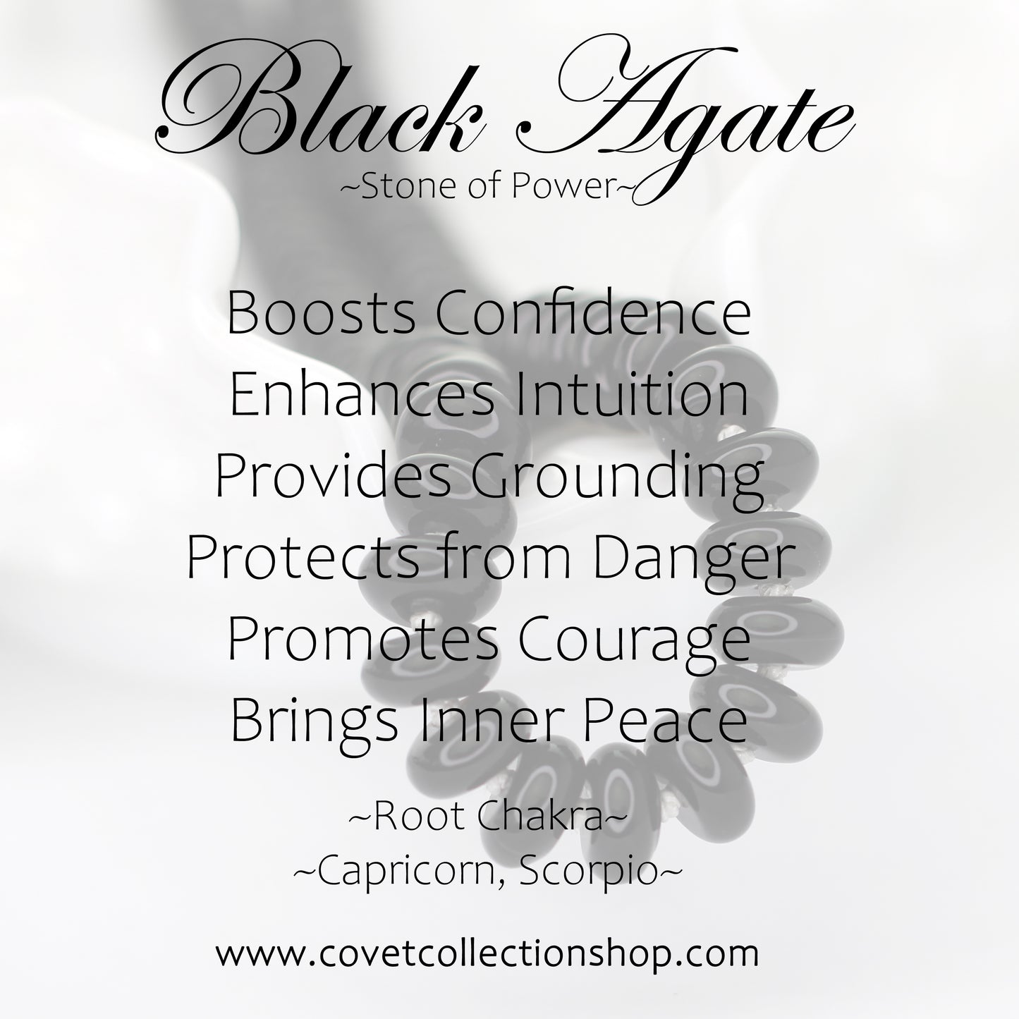 Black Agate Necklace