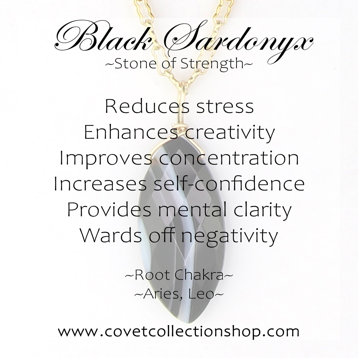 Black Sardonyx Necklace
