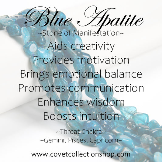 Blue Apatite Charm