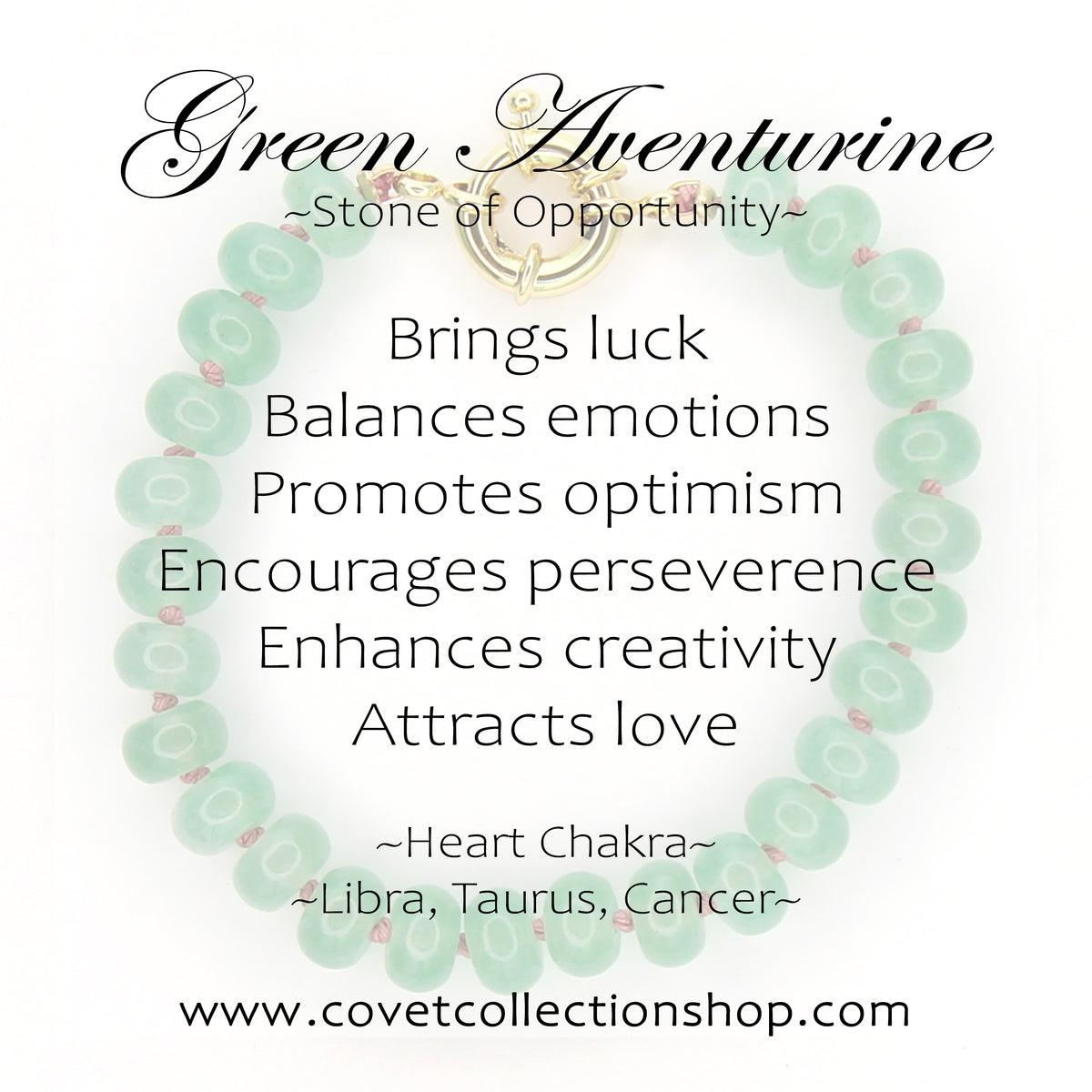 Green Aventurine Woven Bracelet