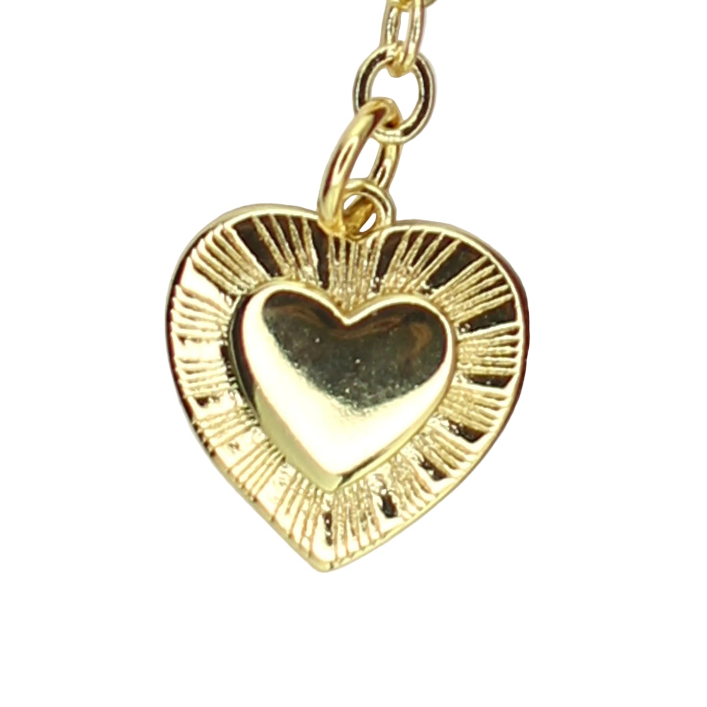 Ruby Kiwi Jasper, Heart Charm, and Burgundy Leather Tassel Bag Charm
