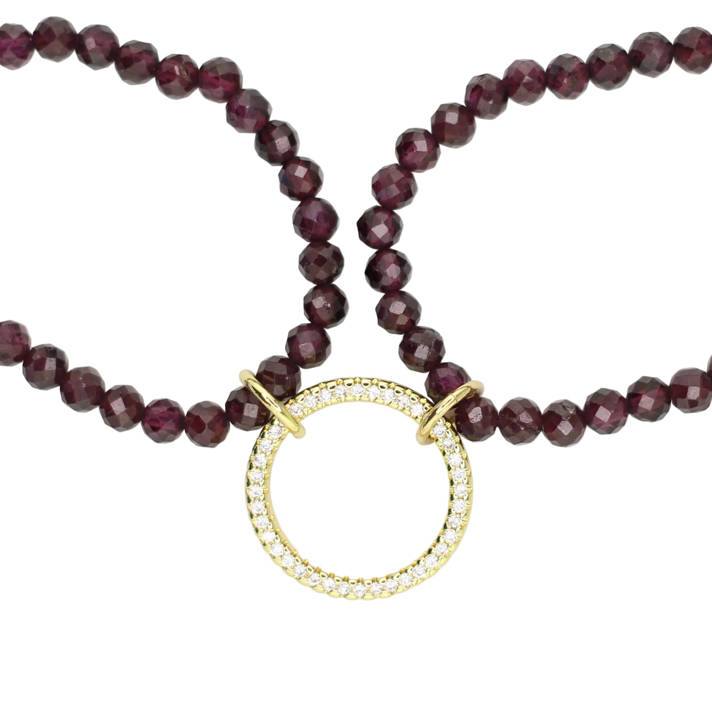 Rhodolite Garnet Choker Necklace