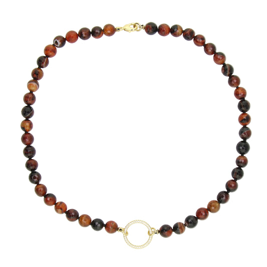 Fire Agate Necklace